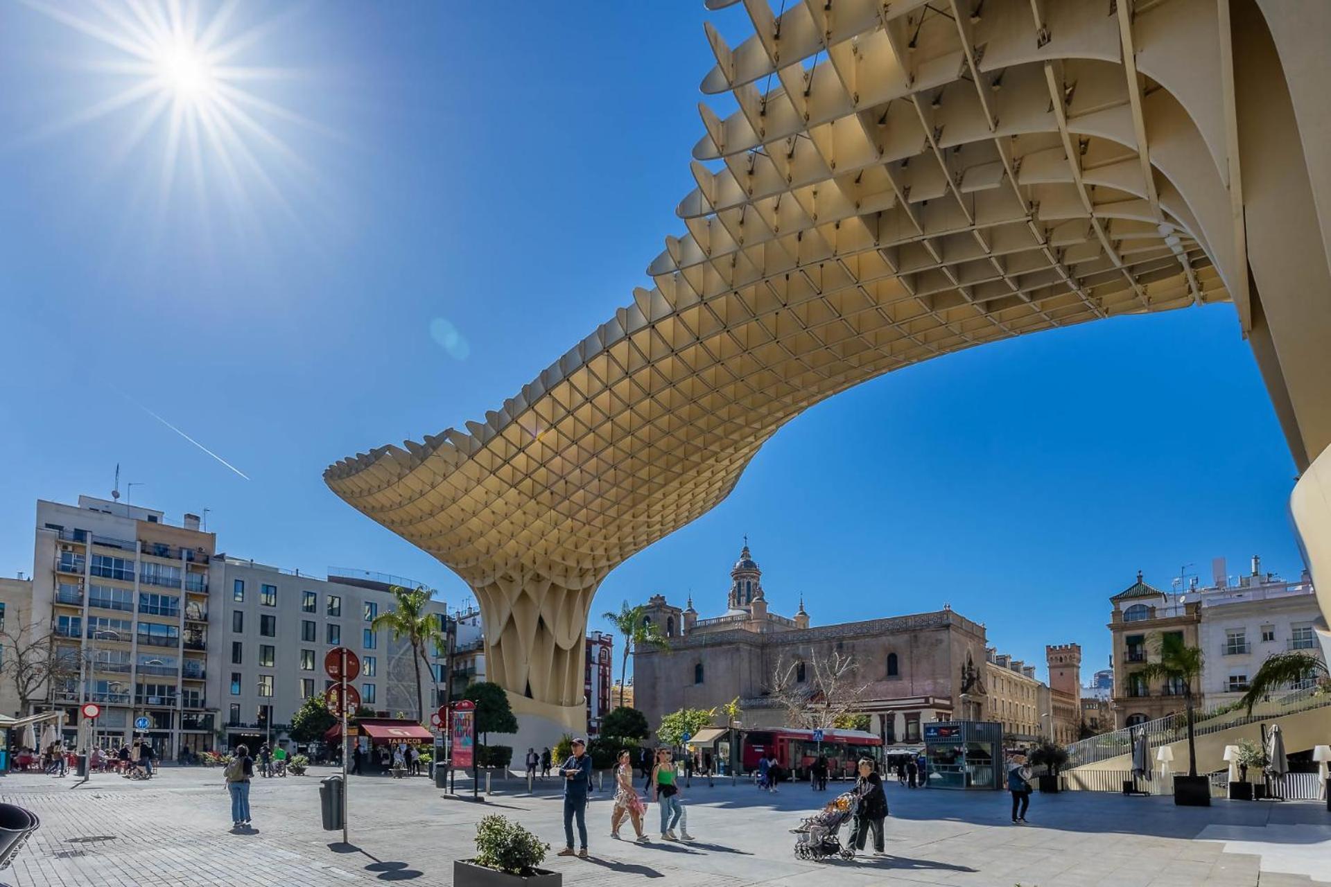 Comfy Away - Estudio En Patio De Vecinos En Las Setas Seville Ngoại thất bức ảnh