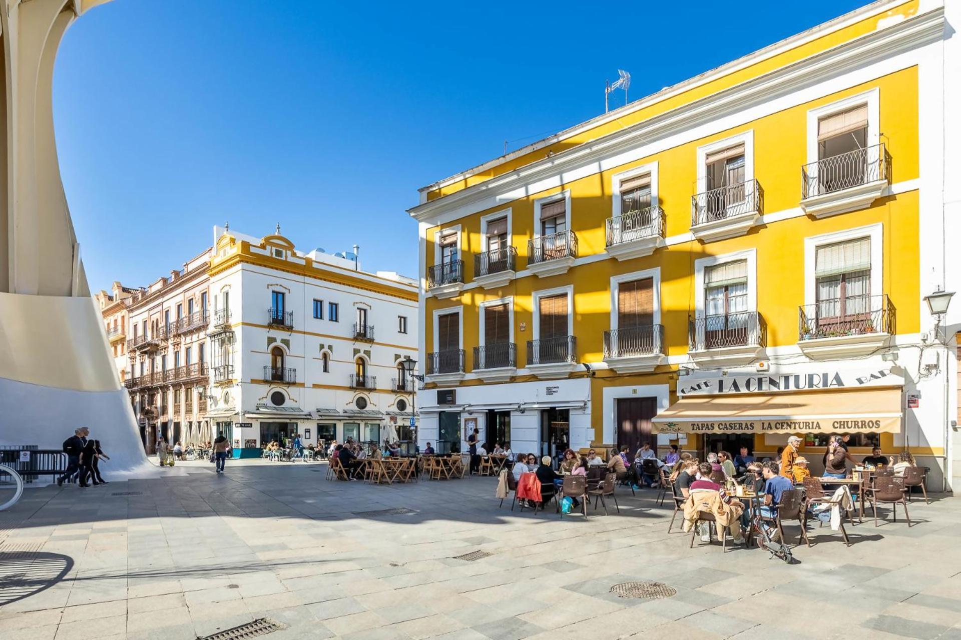 Comfy Away - Estudio En Patio De Vecinos En Las Setas Seville Ngoại thất bức ảnh